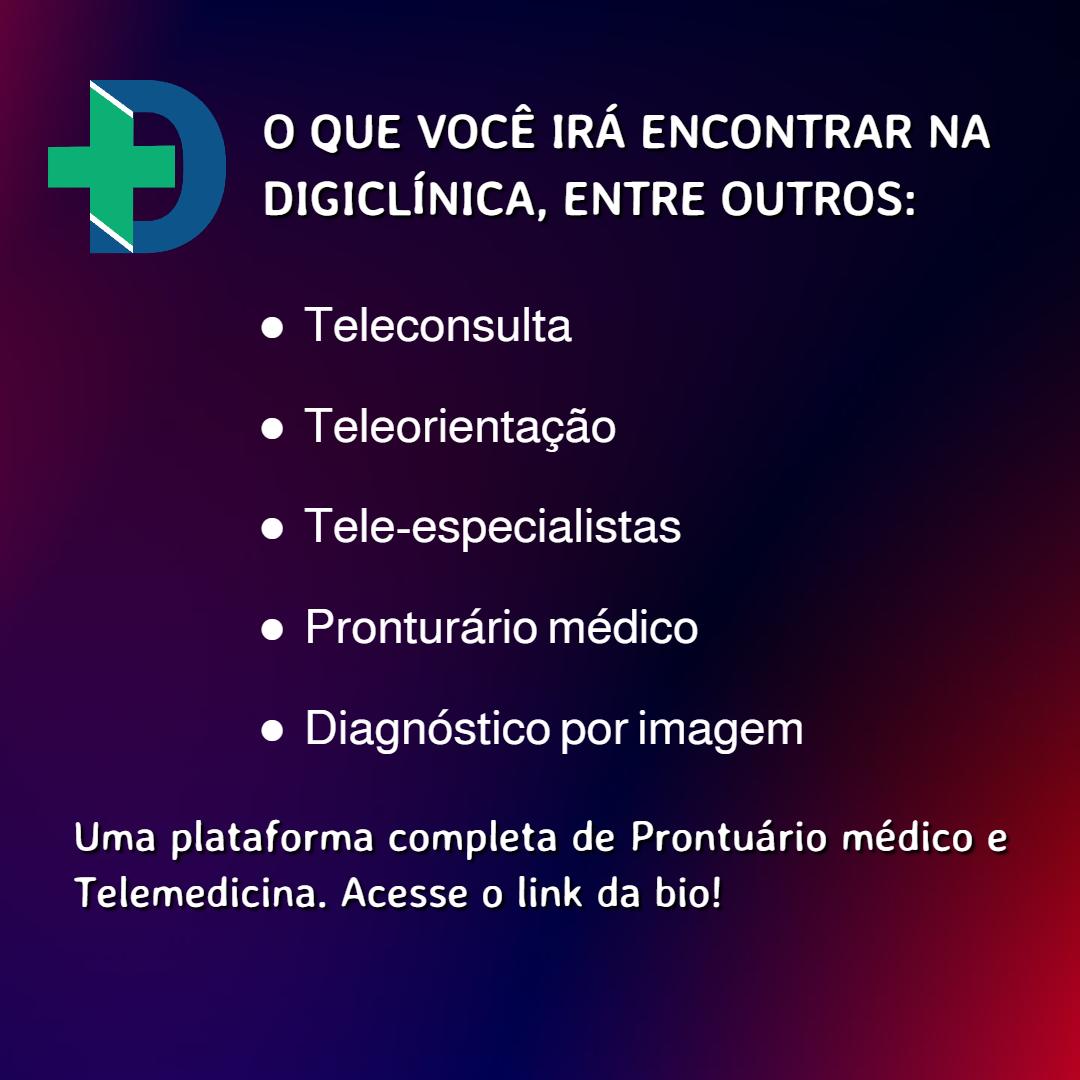 O que você irá encontrar na Digiclínica entre funcionalidades e serviços?